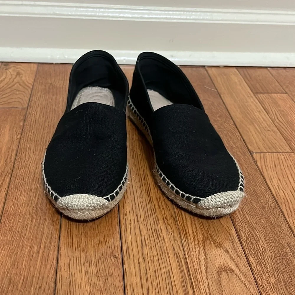 J. Crew Made in Spain Espadrille Flats in Linen 7.5